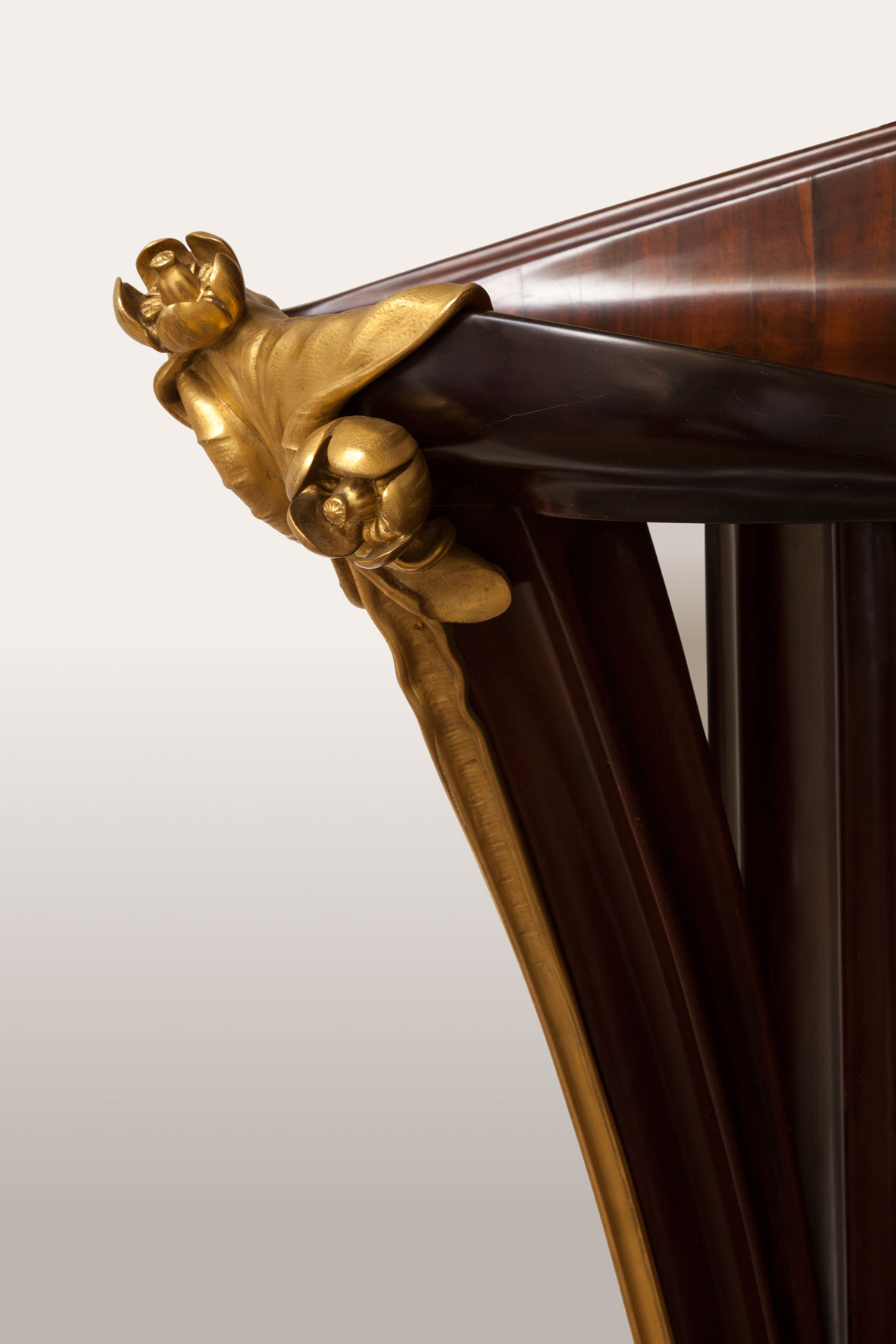 Majorelle 'Aux Nenuphars' Corner Cabinet